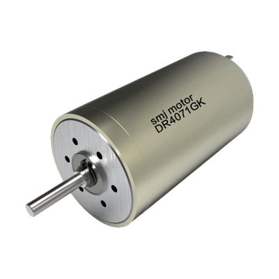 China Fine quality brush dc motor for cash register 24v permanent magnet brush dc motor DR4071GK high rpm for sale