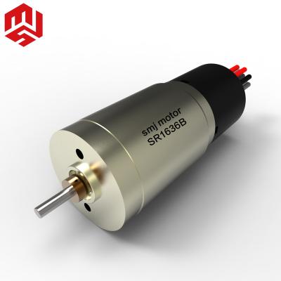 China CNC Router 24v 16mm Diameter DC Brushed Servo Motor For CNC Router for sale