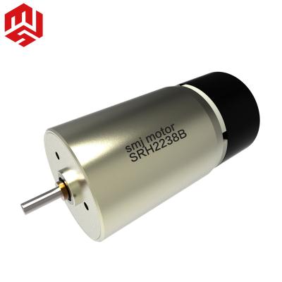 China 22mm Diameter 24V Motion Control DC Servo Motor With Encoder SRH223824B for sale