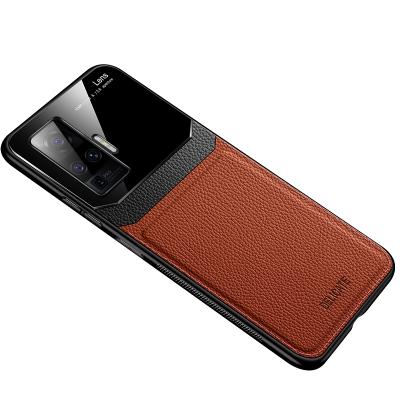 China High Quality For VIVO X50 Back Cover Leather Anti-knock Protective Phone Case For VIVO X50 Pro Case for sale