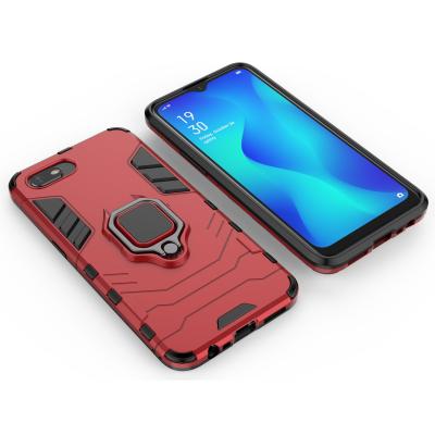 China High Quality Realme C2 Back Cover Hard PC Finger Ring Stand Mobile Phone Shell Case For oppo realme C2 Phone Case for sale