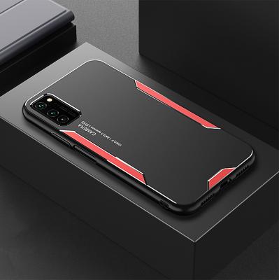 China Metal Phone Back Cover Metal Shell Soft TPU Shockproof Case For HUAWEI Honor Play 4 pro for sale