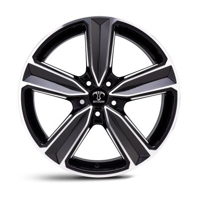 China Touring Car Easy To Use Black Chrome Wheels 22 Inch 18 Inch Steel Wheel Rim Customized Size for sale