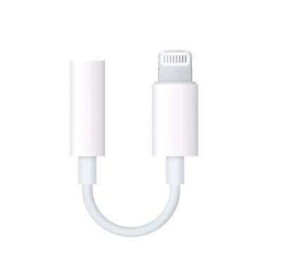 China All apple device with 8 pin connector lighting to 3.5mm white headphone jack adapter MFi band earphone cable for iphone to aux. for sale