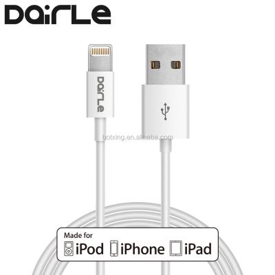 China Update system accepted original usb lighting cable custom mfi for apple mfi certificated charging cable for sale