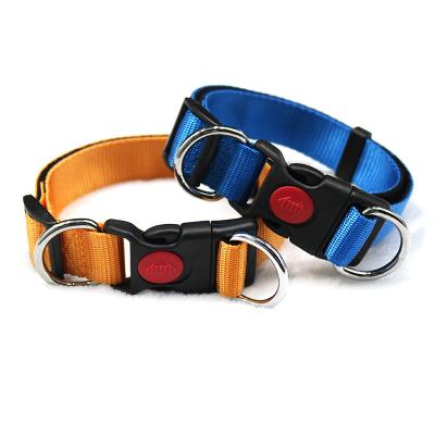 China 2021 Hot Available Professional Manufacturer Padded Orange Colors Dog Collar for sale