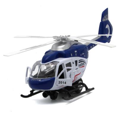 China Diecast Toy ON Gift For Kids Diecast Plane Toys Metal Toy Helicopter Children Flat Scale Model for sale