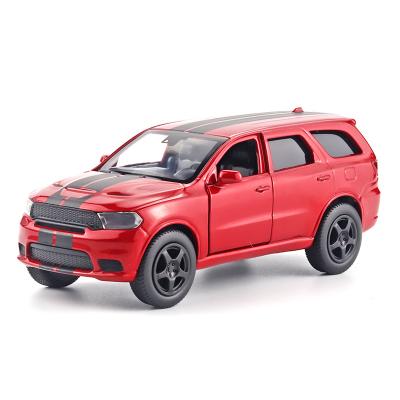 China Toy 1/36 Dodge Durango SUV Diecast Metal Pull Back Boy Toy High Quality Diecast Car Toy Car Child Christmas Gift for sale