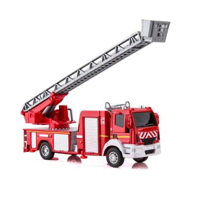 China Diecast Toy New Arrive Kids Fire Engine Toy Christmas Gift Models Fire Truck Diecast Fire Truck Toys for sale