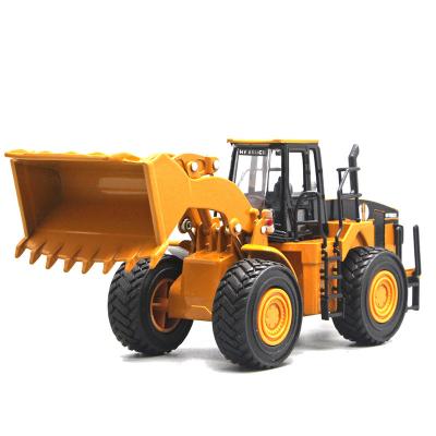 China Diecast Toy New Arrive Wheel Loader Diecast 1 12 Children's Day Gift Excavator Truck Model Toy for sale