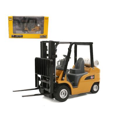 China Diecast Toy New Arrive Kids Birthday Gift Bag Forklift Toy Excavator Truck Construction Truck Set Model Toy for sale