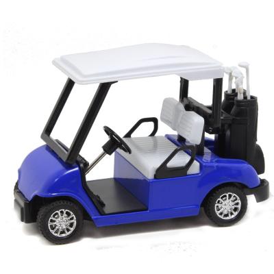 China Diecast Toy New Arrive Business Gift Custom Logo Golf Club Gift Diecast Metal Golf Cart Model Toy for sale