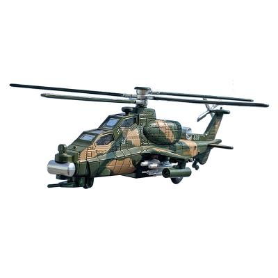 China Toy Hight Quality Helicopter Diecast Toys For Kids Model Aircraft Military Helicopter Diecast Model for sale