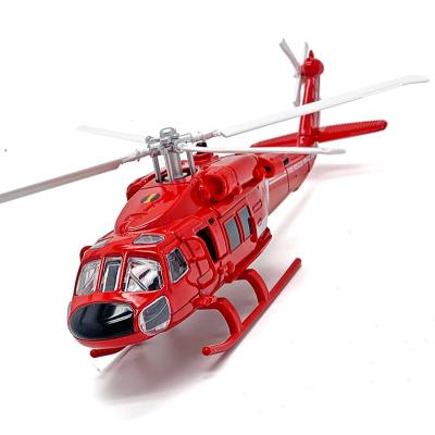 China Toy Hight Quality Helicopter Scale Model Airplane Toys Children Gift Fire Truck Diecast Toy for sale