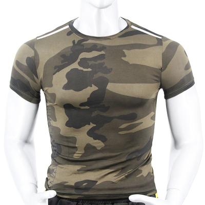 China Factory Price Breathable QUICK DRY High Quality Outdoor Sports Camouflage Graphic Sports Mens T-Shirts for sale