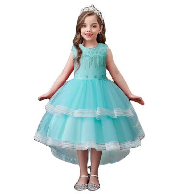 China 2021 Girls Magic Dress Of Cos Dress Wholesale Flowers Black Breathable Western Girl Dress for sale