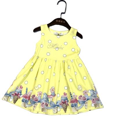 China Anti-wrinkle Summer Clothes Baby Dress Fashion Baby Kids Girl Cotton Princess Skirt 0-1-2-3 Years Old Kids Skirt Dresses for sale