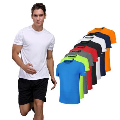 China Anti Shrink In Stock Round Neck Summer Plain Plus Size Loose Cotton T Shirts for sale