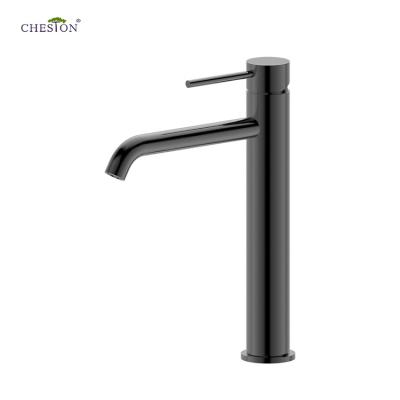 China Hot and cold CE cheston watermark gun watermark metel sus304 contemporary stainless steel basin faucet for sale