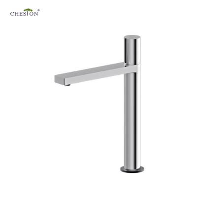 China Metered Faucets Single To Handle Cartridge LAMI Series Hot And Cold 25mm High Basin Mixer Taps For Bathroom Basin Faucet High Basin Faucet for sale