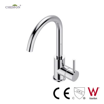 China Watermark CE CUPC Contemporary Top Fashion Faucet Kitchen Deck Mounted Faucet Mixer Used In Sink Chrome Grifo De Cocina for sale