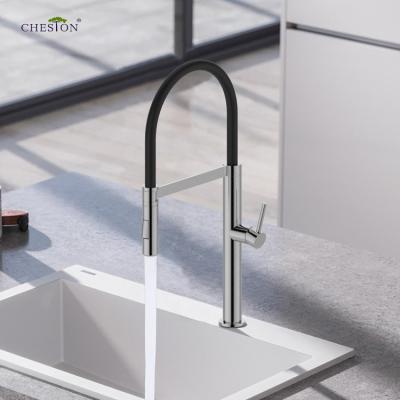 China Cheston Watermark CE CUPC Contemporary Single Handle 304 Stainless Steel Pull Out Kitchen Faucets for sale