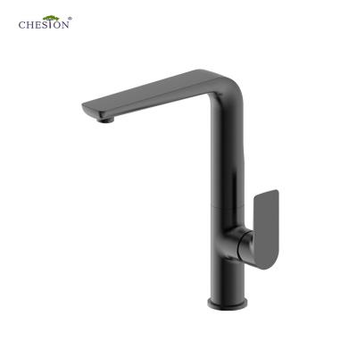 China Faucets Matte Black Watermark Watermark Tap Kitchen Machine Brass Metered Food Mixer for sale