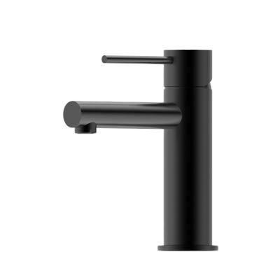 China Matte Black Basin Faucet Hot Polished Contemporary High Quality Cold Water Basin Faucet for sale