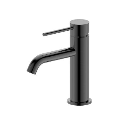 China Contemporary Best Price Single Hole Black Basin Faucet Bathroom Basin Faucet Mixer Tap for sale