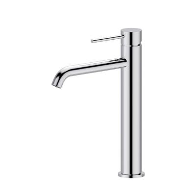 China Contemporary Hot Selling Brushed Stainless Steel Gold 304 Basin Mixer Cold Water Basin Mixer for sale