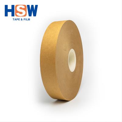 China Heat Resistant 145um Brown Kraft Paper Bandage Tape For Wrapping for sale