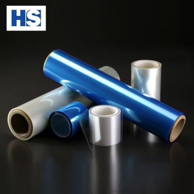 China Low Strength 100um Version PET Blue Release Film Based On Silicone Coated for sale