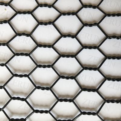 China 2020 New Product Strong Green And White Polyester Hexagonal Plastic Twist Gabion Wire Mesh 100% For Fence And Deep Sea Fishing for sale