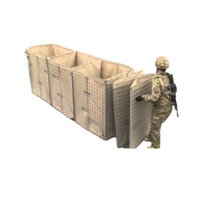 China Easily Assembled.Strong Middle East Sand Military Wall Barrier Hesco Mil 5 Defensive Barrier for sale