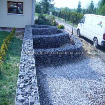 China Construction Wire Mesh Hot Dipped Galvanized Stone Welded Retaining Wall Gabion 100*50*30 for sale