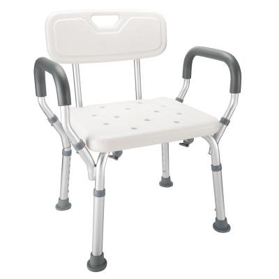 China New Bathroom Safety Bath Chair High Quality Aluminum Safety Adjustable Shower Chair for sale