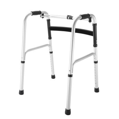 China Aluminum Auxiliary Step Railing Walker Rehabilitation Aid Aluminum Alloy Safety Walker For Adults for sale