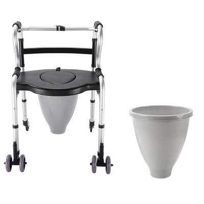 China Plastic Durable White Chair Toilet Accessories Universal Wheelchair Bedpan for sale