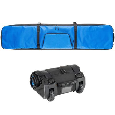 China Ski Padded Snowboard Bag with Wheels for Air Transports, Waterproof Roller Snowboard Bag, Roll Up Space Saver for sale