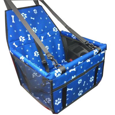 China Wholesale Viable Travel Carrier Cat Dog Car Booster Seat Waterproof Pet Cargo Car Cage Bag for sale