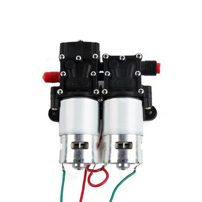 China Agriculture High Pressure Irrigation And Irrigation 12 Volt Dual Sprayer Diaphragm Water Pump for sale