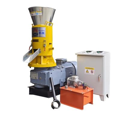 China 30KW Flat Die Home Use Wood Sawdust Pellet Mill Machine With CE Certificate for sale