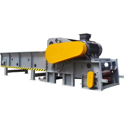 China GX1400 200KW  Heavy Duty  chain feeder Drum ChipperWood Crusher Power Plant Using Wood Crusher for sale