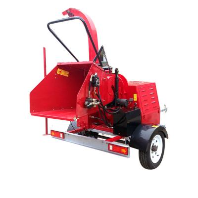 China 40HP Diesel Engine Wood Cutting Shreeder Mobile Wood Shredder DWC-40 for sale