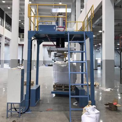 China Hydraulic Cylinder Pellet Bagging Machine Semi Automatic 500kg/ Bag for sale