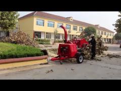 40HP Diesel Engine Mobile Wood Chipping Machine/ diesel wood chipper shredder