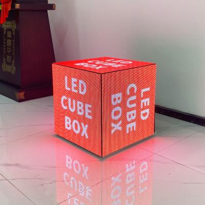 China p3.91 Hd indoor cube led display light weight , magic cube led display outdoor waterproof cube led magic cube led display screen for sale