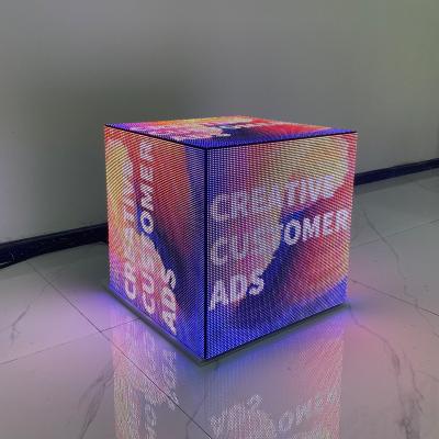 China p4.81 Buildings led dancing cube led charging cube outdoor led cube show led sign letter rgb 3d led cube for sale