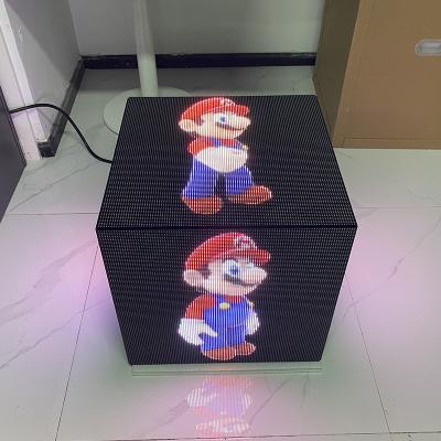 China Buildings Shenzhen Screen P2.976 Outdoor Led Cube Cube Display 500*500*500 Mm Magic Cube Led Display Board for sale