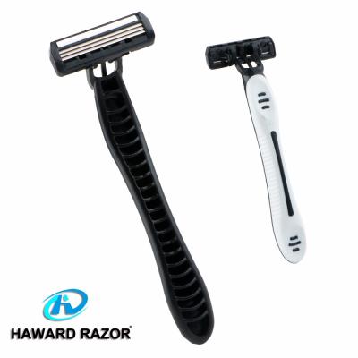 China Super Triple Blade D317L Stainless Steel Triple Blades Shaving Razor for sale